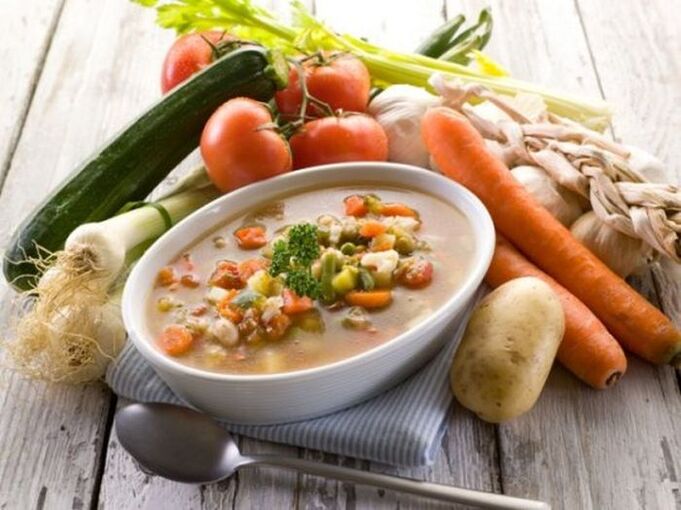 胃炎蔬菜汤